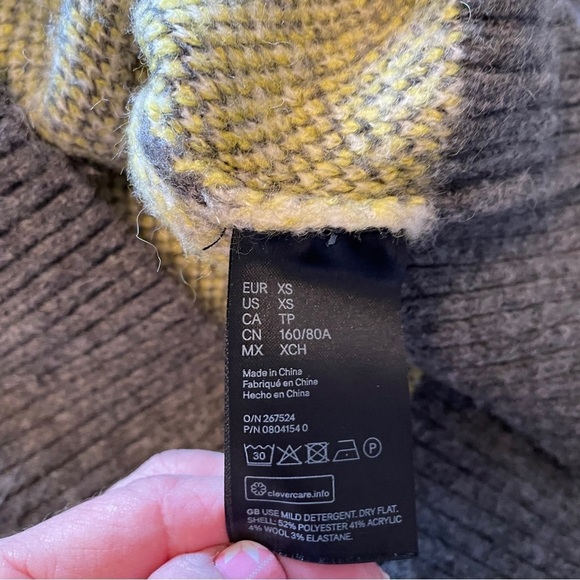 Pringle of Scotland/ H&M Argyle Knit Turtleneck
Sweater Dress XS-Wool Blend - Picture 13 of 13